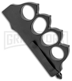 Atomic 1918 Black OTF Automatic Knuckle Knife - Dagger Two-Tone -Kershaw Shop 1918 Black OTF Auto Dagger TT GX 33971 jr side large