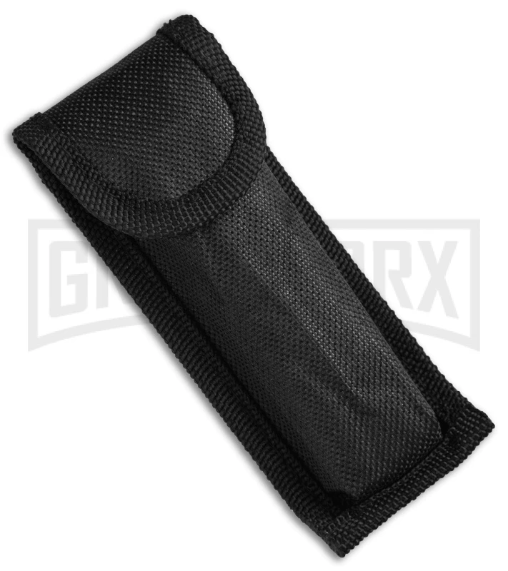 9.5" Anomaly Stiletto Black Sim Wood Automatic Knife - Satin Plain 6 9.5" Anomaly Stiletto Black Sim Wood Automatic Knife - Satin Plain - Image 4