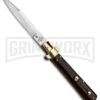 AGA Campolin 10" Cocobolo/Brass Frosolone Stiletto Automatic Knife - Bayonet 1 AGA Campolin 10" Cocobolo/Brass Frosolone Stiletto Automatic Knife - Bayonet -Kershaw Shop AGA Campolin 10in Frosolone Bayo Stiletto Cocobolo Brass Polish BP 28945 jr large