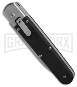 AGA Campolin Baron Black G-10 Automatic Knife - Stonewash Plain 7 AGA Campolin Baron Black G-10 Automatic Knife - Stonewash Plain -Kershaw Shop AGA Campolin Baron Black G10 Automatic Knife Stonewash Plain GX 41409 td spine large