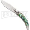 AGA Campolin Diana Abalone Lever Lock Automatic Knife - Polished Plain -Kershaw Shop AGA Campolin Diana Lever Lock Abalone Satin BHQ 87410 er large