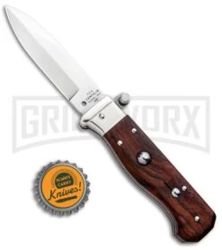 AGA Campolin Piccolo Cocobolo Italian Automatic Knife - Satin Plain 9 AGA Campolin Piccolo Cocobolo Italian Automatic Knife - Satin Plain -Kershaw Shop AGA Campolin Piccolo Italian Stiletto Auto Cococbolo Satin BHQ 92867 jr bottlecap large