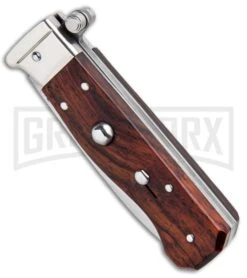 AGA Campolin Piccolo Cocobolo Italian Automatic Knife - Satin Plain 7 AGA Campolin Piccolo Cocobolo Italian Automatic Knife - Satin Plain -Kershaw Shop AGA Campolin Piccolo Italian Stiletto Auto Cococbolo Satin BHQ 92867 jr spine large