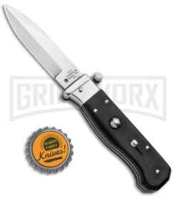 AGA Campolin Piccolo Ebony Italian Automatic Knife - Satin Plain 9 AGA Campolin Piccolo Ebony Italian Automatic Knife - Satin Plain -Kershaw Shop AGA Campolin Piccolo Italian Stiletto Auto Ebony Satin BHQ 92722 jr bottlecap large