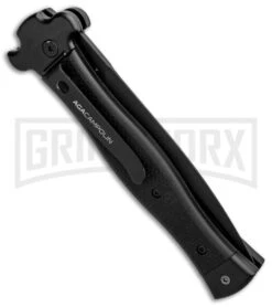 AGA Campolin Zero SWAT G-10 Leverlock Automatic Knife - Dagger Black Plain 8 AGA Campolin Zero SWAT G-10 Leverlock Automatic Knife - Dagger Black Plain -Kershaw Shop AGA Campolin Zero Black G 10 LL Dagger Swat BP 30460 jr side large