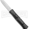 AKC 007 Concord Black OTF Automatic Knife - Satin Dagger -Kershaw Shop AKC 007 Concord Auto Black Satin Dagger BHQ 158279 jr large