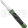 AKC 007 Concord NATO Military Dagger OTF Auto Knife Green/Black - Satin -Kershaw Shop AKC 007 Concord NATO Military Green Black Dagger OTF Auto Satin Flat BHQ 118419 jr large