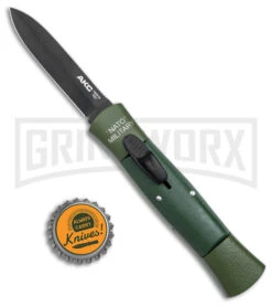 AKC 007 Concord NATO Military OD Green OTF Automatic Knife - Black Dagger -Kershaw Shop AKC 007 Concord NATO Military OTF Auto OD Green Black Dagger BHQ 158254 jr bottlecap large