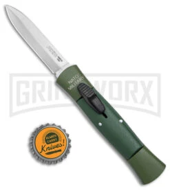 AKC 007 Concord NATO Military OD Green OTF Automatic Knife - Satin Dagger -Kershaw Shop AKC 007 Concord NATO Military OTF Auto OD Green Satin Dagger BHQ 158343 jr bottlecap large
