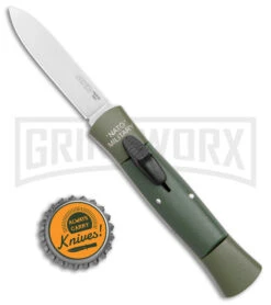 AKC 007 Concord NATO Military OD Green OTF Automatic Knife - Satin Flat -Kershaw Shop AKC 007 Concord NATO Military OTF Auto OD Green Satin Flat BHQ 173565 jr bottlecap large