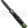 AKC 007 Concord Green/Black OTF Automatic Knife - Dagger Black -Kershaw Shop AKC 007 Concord OTF Auto Dagger Green Black Black BHQ 96479 jr large