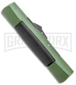 AKC 007 Concord Green/Black OTF Automatic Knife - Dagger Black -Kershaw Shop AKC 007 Concord OTF Auto Dagger Green Black Black BHQ 96479 jr side large