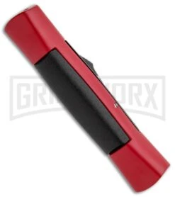 AKC 007 Concord Red/Black OTF Automatic Knife - Dagger Black -Kershaw Shop AKC 007 Concord OTF Red Black Dagger GX 30497 jr side large