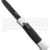 AKC 077 Concord Polish/Black OTF Automatic Knife - Flat Black Plain -Kershaw Shop AKC 077 Concord Polish Black flat black plain BP 22707 er large