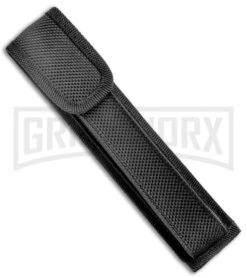 AKC 13" Sim Ivory Acrylic Automatic Italian Dagger Stiletto (Satin Plain) -Kershaw Shop AKC 13in Sim Ivory Handle Auto Stiletto Dagger GX 2387 jr sheath large