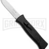 AKC 777 Blackfinger Black OTF Automatic Knife - Dagger Satin Plain -Kershaw Shop AKC 777 Blackfinger Dagger OTF Auto Black Satin BHQ 50807 jr large