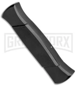 AKC 777 Blackfinger Black OTF Automatic Knife - Black Tanto -Kershaw Shop AKC 777 Blackfinger Tanto OTF Auto Black Black BHQ 87414 jr side large