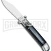 AKC 8" Shot Shell Puller Dark Horn Lever Lock - Clip Point -Kershaw Shop AKC 8in Shot Puller Dark Horn LL CP BP 3306 jr large
