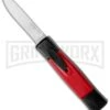 AKC Minion Concord Black/Red OTF Automatic Knife - Dagger Satin Plain -Kershaw Shop AKC Concord Black Red OTF Auto Dagger Satin GX 35507 jr large