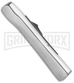 AKC Concord Polish/Black OTF Automatic Knife - Dagger Satin Plain -Kershaw Shop AKC Concord Dagger OTF Auto Polish Black Satin BHQ 92038 jr side large