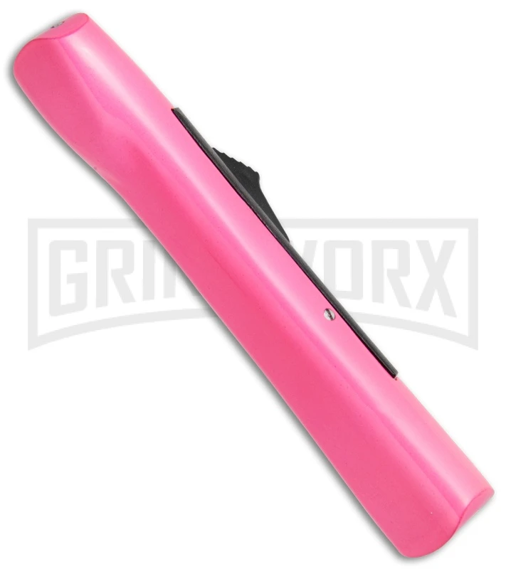 AKC Concord Hot Pink OTF Automatic Knife - Satin Plain 5 AKC Concord Hot Pink OTF Automatic Knife - Satin Plain - Image 3