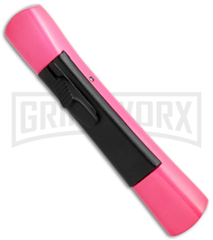 AKC Concord Hot Pink OTF Automatic Knife - Satin Plain 4 AKC Concord Hot Pink OTF Automatic Knife - Satin Plain - Image 2