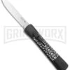 AKC Concord Jolly Roger OTF Automatic Knife - Flat Grind Satin Plain