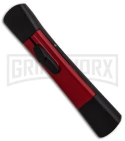 AKC Concord Black/Red OTF Automatic Knife - Tanto Black Plain -Kershaw Shop AKC Concord Tanto Black Red Black BHQ 90288 er spine large