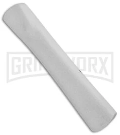 AKC Concord White/Black OTF Automatic Knife - Tanto Satin Plain -Kershaw Shop AKC Concord Tanto White Black Satin BHQ 90286 er side large