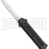 AKC F-16 Black D/A OTF Automatic Knife - Bayo Satin Plain -Kershaw Shop AKC F 16 Black DA OTF Bayo Satin Plain BP 23852 jr large