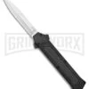 AKC F-16 D/A Bayonet OTF Automatic Knife Black Carbon Fiber (3.3" Bayo) -Kershaw Shop AKC F 16 DA Bayo OTF Auto Black CF Bayo BHQ 102234 jr large