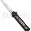 AKC F-16 Diamondback D/A OTF Automatic Knife - Bayo Satin Plain -Kershaw Shop AKC F 16 DA Bayo OTF Auto Diamondback Satin BHQ 131609 jr large