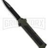 AKC F-16 OD Green D/A OTF Automatic Knife - Bayo Black Plain