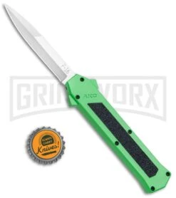 AKC F-16 Green D/A OTF Automatic Knife - Bayo Satin Plain 9 AKC F-16 Green D/A OTF Automatic Knife - Bayo Satin Plain -Kershaw Shop AKC F 16 Green DA OTF Bayo Satin Plain BP 23855 jr bottlecap large