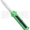 AKC F-16 Green D/A OTF Automatic Knife - Bayo Satin Plain