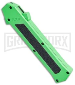 AKC F-16 Green D/A OTF Automatic Knife - Bayo Satin Plain 7 AKC F-16 Green D/A OTF Automatic Knife - Bayo Satin Plain -Kershaw Shop AKC F 16 Green DA OTF Bayo Satin Plain BP 23855 jr spine large