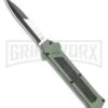 AKC F-16 OD Green D/A OTF Automatic Knife - Bayo Two TonePlain -Kershaw Shop AKC F 16 OD Green D A OTF Automatic Knife Bayo Two TonePlain GX 35588 LS large