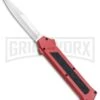 AKC F-16 Red D/A OTF Automatic Knife - Bayo Satin Plain -Kershaw Shop AKC F 16 Red DA OTF Bayo Satin Plain BP 23854 jr large