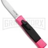 AKC Minion Concord Hot Pink OTF Automatic Knife - Flat Satin Plain -Kershaw Shop AKC Minion Concord OTF Hot Pink BHQ 72004 jr large