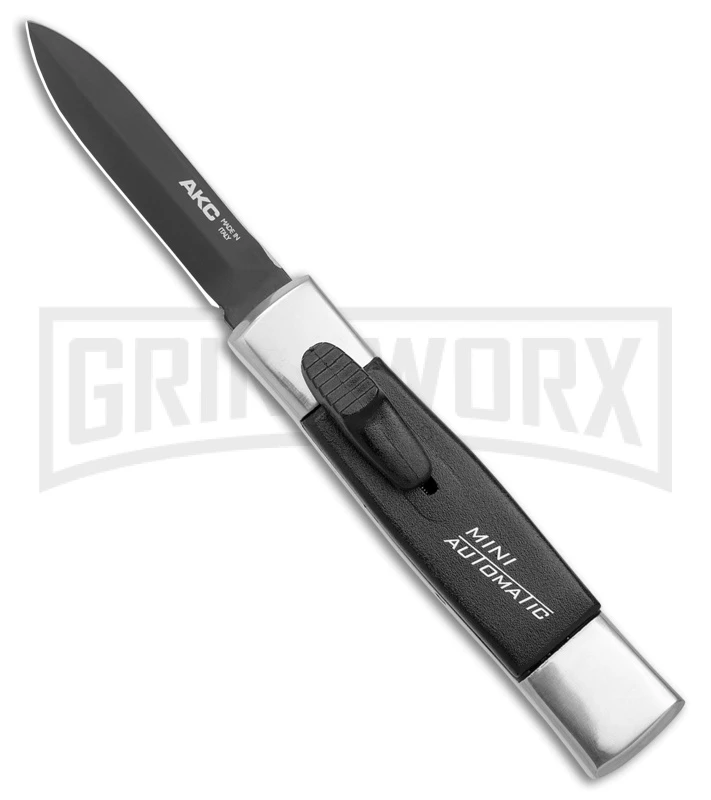 AKC Minion Concord Polish/Black OTF Automatic Knife - Black Dagger 3 AKC Minion Concord Polish/Black OTF Automatic Knife - Black Dagger