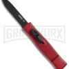 AKC Minion Concord Red OTF Automatic Knife - Black Plain -Kershaw Shop AKC Minon Concord Red OTF Black BP 18056 jr large