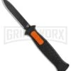 AKC X-treme EVO Black / Orange Slide OTF Automatic Knife - Black Plain -Kershaw Shop AKC X treme EVO OTF Auto Black Orange Slide Black BHQ 114335 jr large