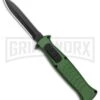 AKC X-treme EVO Green OTF Automatic Knife - Dagger Black Plain -Kershaw Shop AKC X treme EVO OTF Auto Dagger Green Black GX 37364 jr large