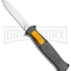 AKC X-treme EVO Black / Orange Slide OTF Automatic Knife - Satin Plain -Kershaw Shop AKC X treme EVO OTF Automatic Knife Black Orange Slide 3.5in Satin BHQ 114879 LS large