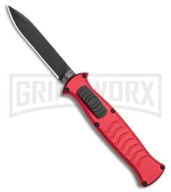 AKC X-treme EVO RB OTF Automatic Knife - Red Black Plain