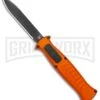AKC X-treme EVO Orange OTF Automatic Knife - Black Plain -Kershaw Shop AKC X treme Evo Auto Orange Black BHQ 105416 jr large