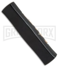 AKC Concord Red/White Skull OTF Automatic Knife - Flat Grind Black Flat -Kershaw Shop AKC minion concord cheetah black BP 19139 er side large