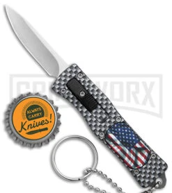 American Flag Mini Dog Tag Gray Carbon Fiber D/A OTF Auto Knife -Satin Plain 9 American Flag Mini Dog Tag Gray Carbon Fiber D/A OTF Auto Knife -Satin Plain -Kershaw Shop American Flag Mini Dog Tag CF DA Auto Satin BHQ 175038 jr bottlecap large