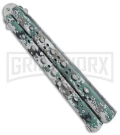 Andux Camo Fly Digi-Camo Butterfly Trainer - Satin -Kershaw Shop Andux Camo Fly Digi Camo trainer satin BP 24588 er spine large