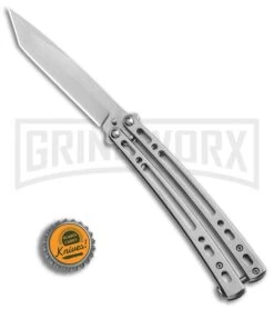 Andux Spectre Balisong Butterfly Knife - Tanto Polished -Kershaw Shop Andux Spectre Balisong Butterfly Tanto Polished GX 32723 er bottlecap large